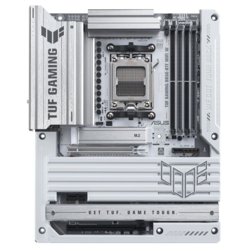 Asus TUF GAMING B850-BTF WIFI W, AMD B850, AM5, ATX, 4 DDR5, HDMI, DP, Wi-Fi 7, 2.5G LAN, 3x M.2 *Requires a BTF Compatible Chassis*