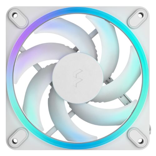 Fractal Design Momentum 12 ARGB 12cm PWM Case Fan, 16 LEDs, FDB Bearing, 350-2200 RPM, 8-pin Connector, White