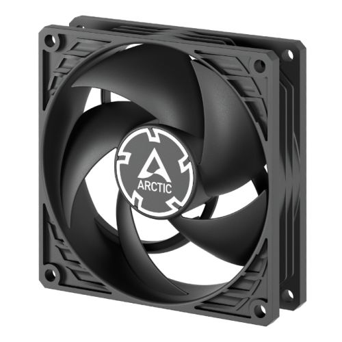 ARCTIC P9 PWM PST CO 9.2cm Case Fan w/ Cable Splitter for Continuous Operation, Black, Dual Ball Bearing, 200-3000 RPM, 0dB Mode