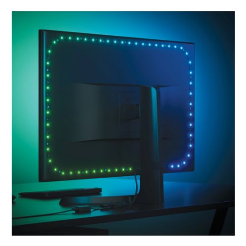 Nanoleaf PC Screen Real-time Mirroring Lightstrip, USB-C, Lighting Mirrors Action/Music on PC, Trimmable, For Monitors up to 32"