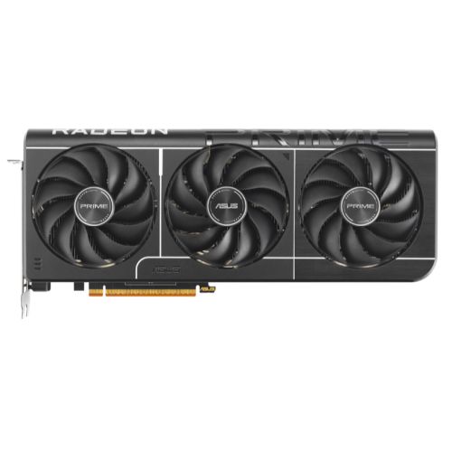 Asus PRIME RX9070 OC, PCIe5, 16GB DDR6, HDMI, 3 DP, 2610MHz Clock, Overclocked, Compact SFF-Ready