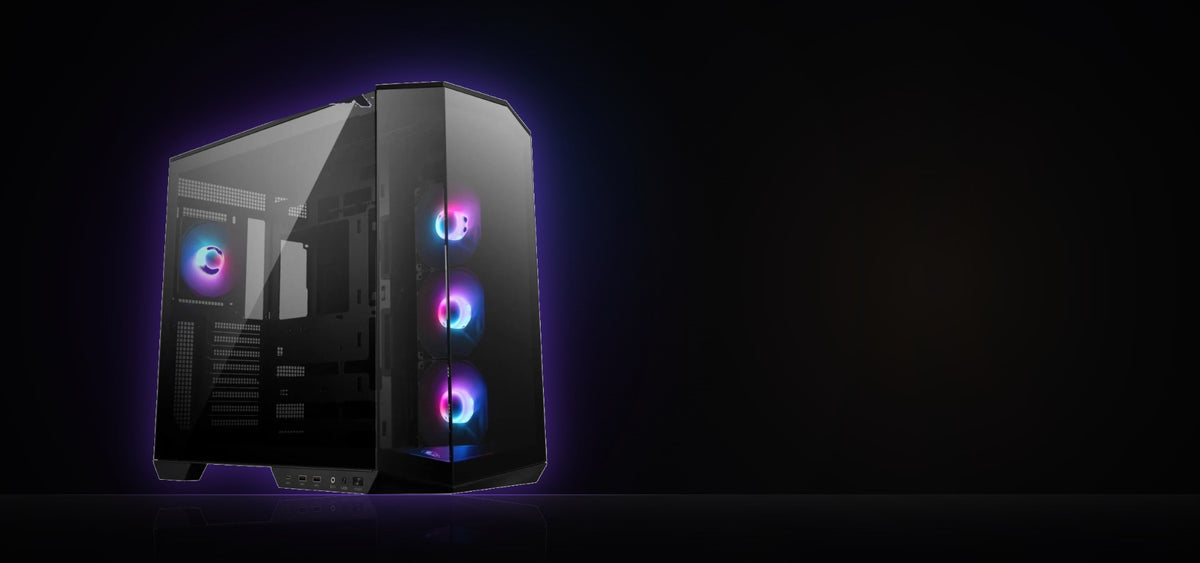 Storm Commander gaming PC with RGB lighting
