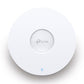 TP-LINK (EAP650) AX3000 Dual Band Ceiling Mount Wi-Fi 6 Access Point, PoE+, Omada Mesh, Ultra Slim Design