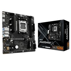 Asrock A620AM-X, AMD A620A, AM5, Micro ATX, 2 DDR5, HDMI, DP, 2.5G LAN, 2x M.2