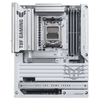 Asus TUF GAMING B850-BTF WIFI W, AMD B850, AM5, ATX, 4 DDR5, HDMI, DP, Wi-Fi 7, 2.5G LAN, 3x M.2 *Requires a BTF Compatible Chassis*