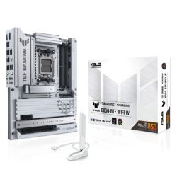 Asus TUF GAMING B850-BTF WIFI W, AMD B850, AM5, ATX, 4 DDR5, HDMI, DP, Wi-Fi 7, 2.5G LAN, 3x M.2 *Requires a BTF Compatible Chassis*