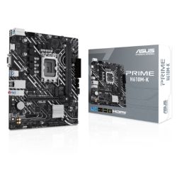 Asus PRIME H610M-K, Intel H610, 1700, Micro ATX, 2 DDR5, VGA, HDMI, PCIe4, 1x M.2