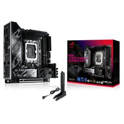 Asus ROG STRIX Z890-I GAMING WIFI, Intel Z890, 1851, Mini ITX, 2 DDR5, HDMI, 2 TB4, Wi-Fi 7, 2.5G LAN, 2x M.2, Strix Hive II