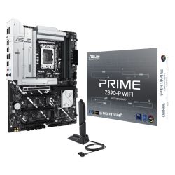Asus PRIME Z890-P WIFI, Intel Z890, 1851, ATX, 4 DDR5, HDMI, DP, TB4, Wi-Fi 7, 2.5G LAN, 4x M.2