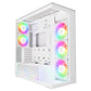 ARCTIC Xtender (White) Case w/ Clear Glass Side and Front, E-ATX, 5x ARGB Fans, ARGB PSU Shroud, Mesh Airflow, USB-C 10Gbps