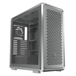 Cooler Master MasterFrame 600 Modular Open-Frame ATX Case w/ Glass Side, 4x ARGB Fans, FreeForm 2.0 Exo-Structure, USB-C 20Gbps, USB-C, Silver