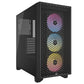 Corsair 3000D RGB Airflow Gaming Case w/ Glass Window, ATX, 3x AR120 RGB Fans, GPU Cooling, 4-Slot GPU Support, High-Airflow Front, Black