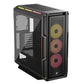 Corsair iCUE LINK 5000T LX RGB Gaming Case w/ Glass Side, E-ATX, 3x RGB Fans & iCUE LINK Hub, RGB Light Strips, USB-C, Asus BTF Compatible, Black