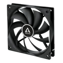 ARCTIC F12 Low Noise 12cm Case Fan, Black, 9 Blades, Fluid Dynamic