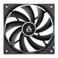 ARCTIC F12 12cm PWM PST Case Fan w/ Cable Splitter, Black, Fluid Dynamic, 230-1350 RPM