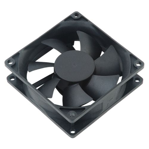 Akasa 8cm Ultra-Quiet Case Fan, EBR Bearing, 1800 RPM, Black