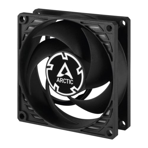 ARCTIC P8 Pressure Optimised 8cm Case Fan, Black, Fluid Dynamic, 3000 RPM