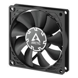 ARCTIC P8 Slim 8cm PWM PST Case Fan w/ Cable Splitter, Black, Fluid Dynamic, 300-3000 RPM