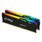 Kingston Fury Beast RGB 32GB Kit (2 x 16GB), DDR5, 5600MHz, CL36, 1.25V, ECC, PMIC, AMD EXPO & Intel XMP 3.0, Black, DIMM Memory