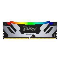 Kingston Fury Renegade RGB 48GB, DDR5, 6400MHz, CL32, 1.4V, ECC, XMP 3.0, PMIC, DIMM Memory, Black/Silver