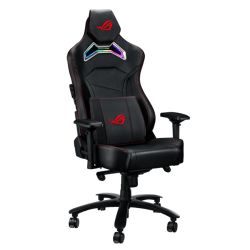 Asus ROG Chariot X (Wide) RGB Gaming Chair, Racing-Car Style, Premium PU Leather, Memory-Foam Lumbar, 4D Armrests, 155Â° Recline,  Tilt & Class 4 Gas Lift, Black