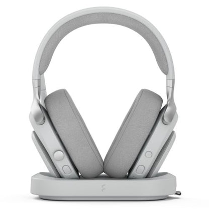 Fractal Design Scape (Light) Gaming Headset, Wireless/Btooth/USB, Custom-Tuned Drivers, EQ Presets, 40 Hours Battery, Charging Stand, Ambient Lighting