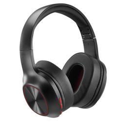 Hama (Spirit Calypso III) Bluetooth Headset w/ Mic, Bass Boost, Foldable, Passive Noise Suppression, Up to 60hrs Battery, Black