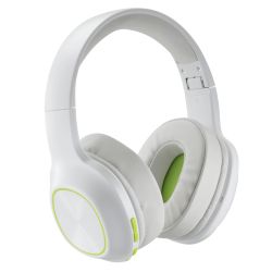 Hama (Spirit Calypso III) Bluetooth Headset w/ Mic, Bass Boost, Foldable, Passive Noise Suppression, Up to 60hrs Battery, White