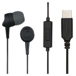 Hama (Sea II) In-Ear Earset, USB-C, Inline Microphone, Answer Button, Cable Kink Protection