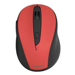 Hama MW-400 V2 Compact Wireless Optical Mouse, 6 Buttons, 800-1600 DPI, Black/Red
