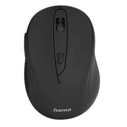 Hama MW-400 V2 Compact Wireless Optical Mouse, 6 Buttons, 800-1600 DPI, Black