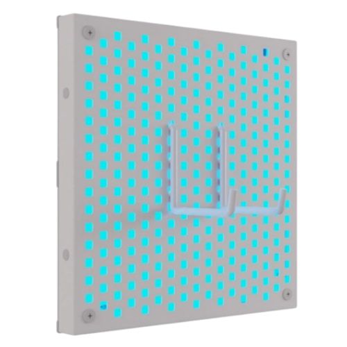 Nanoleaf Blocks Light Pegboard Add-on Kit (1-Panel), Stainless Steel, 2 Sturdy Metal Hooks *Expansion Kit Only*