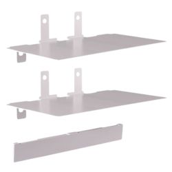 Nanoleaf Blocks Shelves Add-On Kit (2 Pack), Stainless Steel, 1.5kg Weight Limit