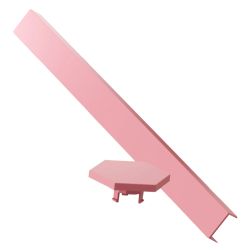 Nanoleaf Lines 60 Degrees Skins (9-Skins), Matte Pink, Snap-On Covers for 60 Degree Lines Only