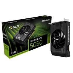 Palit RTX5050 StormX, PCIe5, 8GB DDR6, HDMI, 3 DP, 2572MHz Clock, Compact Design