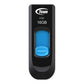 Team 16GB C141 Blue USB 2.0 Memory Pen, Retractable Design, Ultra-thin 9.5mm