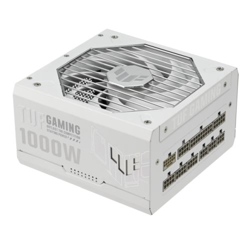 Asus 1000W TUF Gaming Gold PSU, Fully Modular, 80+ Gold, Double Ball Bearing Fan, ATX 3.1, PCIe 5.1, White