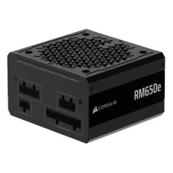 Corsair 650W RMe Series RM650e PSU, Fully Modular, Low-Noise, Cybenetics Gold, Zero RPM Mode, ATX 3.1, PCIe 5.1