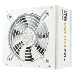 Cooler Master 750W MWE Gold V3 ATX 3.1 PSU, Fully Wired, HDB Bearing Fan, 80+ Gold, White