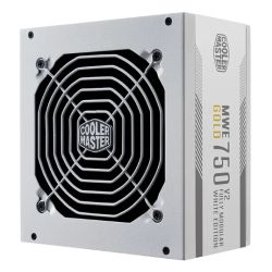 Cooler Master 750W MWE Gold V2 ATX 3.1 PSU, Fully Modular, HDB Bearing Fan, 80+ Gold, PCIe 5.1, White