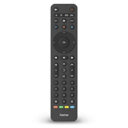 Hama Universal IR Remote Control for Over 1,000 Devices, Control 8 Devices, App Buttons, 10m Range