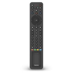 Hama Solar Powered Universal IR Remote Control for Over 1,000 Devices, Control 8 Devices, App Buttons, 10m Range