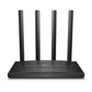 TP-LINK (Archer C6), AC1200 (867+300) Wireless Dual Band GB Cable Router, 4-Port, MU-MIMO, Access Point Mode