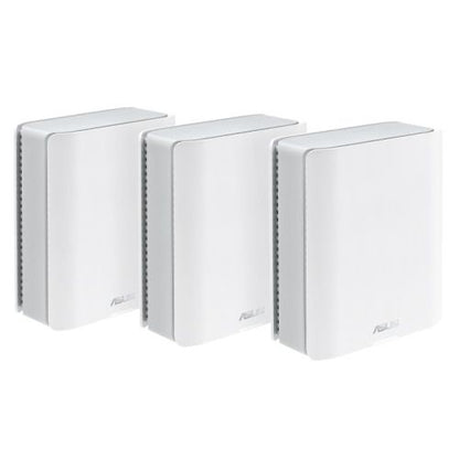Asus (ZenWiFi BT8) BE14000 Tri-Band Wi-Fi 7 Smart AiMesh Extendable Routers (3 Pack), Up to 5,900 sq.ft, 2x 2.5G Ports, USB, VPN, 3 SSIDs
