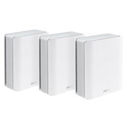 Asus (ZenWiFi BT8) BE14000 Tri-Band Wi-Fi 7 Smart AiMesh Extendable Routers (3 Pack), Up to 5,900 sq.ft, 2x 2.5G Ports, USB, VPN, 3 SSIDs