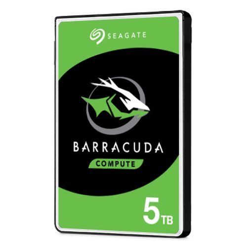 Seagate 2.5", 5TB, SATA3, BarraCuda Hard Drive, 5400RPM, 128MB Cache, 15mm
