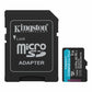 Kingston 1TB Canvas Go! Plus Gen4 MicroSDXC Card with SD Adapter, UHS-I Class 10, U3, A2 App Performance, 200MB/s