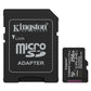 Kingston 256GB Canvas Select Plus Gen3 MicroSDXC Card with SD Adapter, UHS-I Class 10, U1, V10, A1 App Performance, 150MB/s