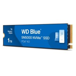 WD 1TB Blue SN5000 M.2 NVMe Gen4 SSD, M.2 2280, PCIe4, 3D NAND TLC, R/W 5150/4900 MB/s, 730K/770K IOPS