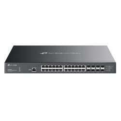 TP-LINK (SX3832MPP) Omada 32-Port 10GE L2+ Managed Switch with 24-Port PoE++, 8x 1/10 Gbps SFP+ Slots, Rackmountable
